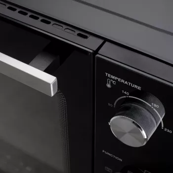 Horno eléctrico Adler AD 6028 — 60 l, 2000 W, independiente, mandos giratorios, asador giratorio, máx. 230 °C, negro