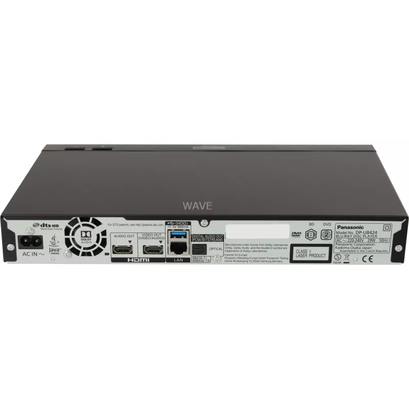 Panasonic DP-UB424 - Reproductor de Blu-ray 3D - Escalado