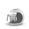 Robot de cocina para bebés neno Cibo 300 W, bol 0,3 L, cocción al vapor y triturado, calentamiento, gris/blanco