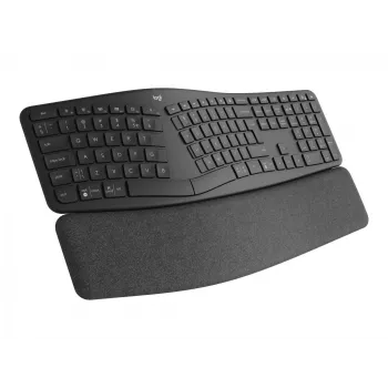 Teclado Logitech Ergo K860 for Business RF Wireless + Bluetooth Swiss Grafito (920-010347)