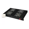Digitus DN-19 FAN-4-HO-SW unidad de ventilación de techo de 19 pulgadas, 4 ventiladores, termostato, negro