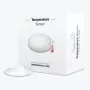 Sensor de temperatura Fibaro FGBRS-001 independiente inalámbrico — interior, 2400 MHz, CR2032, precisión ±0,5 °C