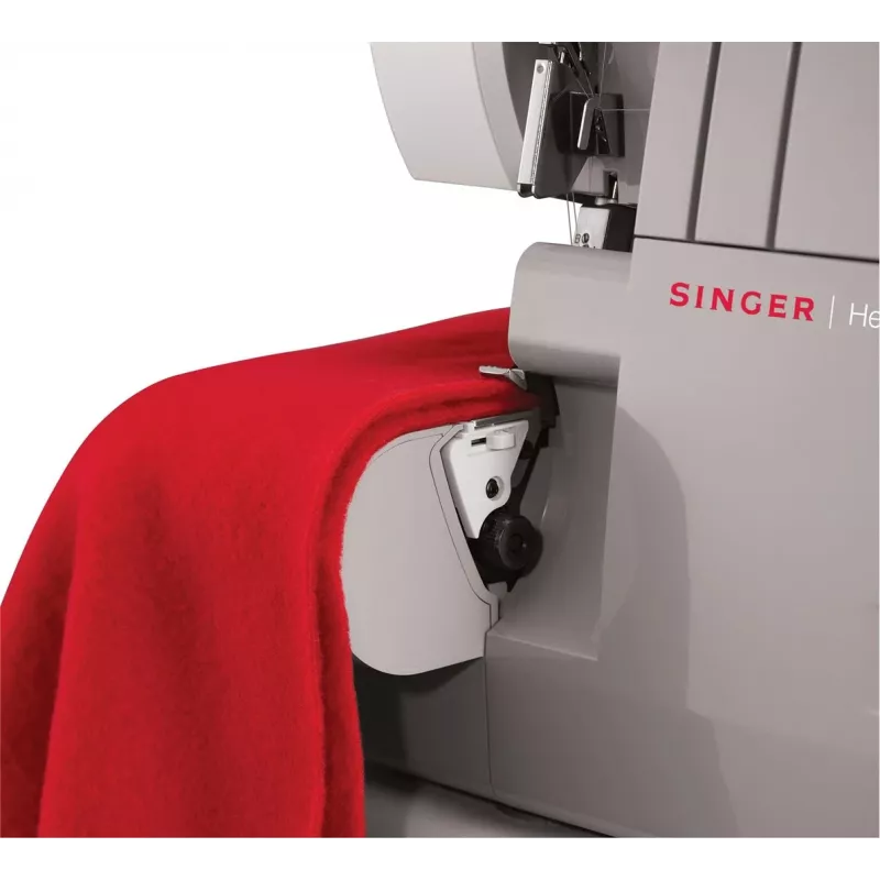 Máquina de coser overlock SINGER 14HD854 Heavy Duty eléctrica 120 W gris