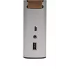 Altavoz portátil Denver BTS-200 MK2 Marrón, Plata