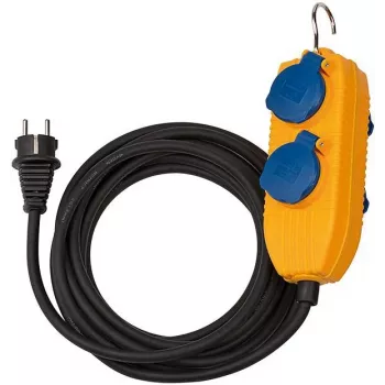 Alargador de corriente Brennenstuhl 1169200010 5m 4 tomas AC interior amarillo