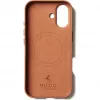 Mujjo Full Leather Case MagSafe funda para iPhone 17 marrón