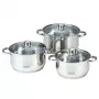 MAESTRO MR-2020-6M Set de 6 ollas, acero inoxidable