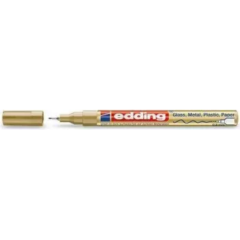 Rotulador Edding 780 Oro, Plata – colores de escritura metálicos, punta 0,8 mm, 1 unidad