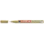 Edding 780 juego de rotuladores de pintura, oro/plata, 0,8 mm, 2 uds