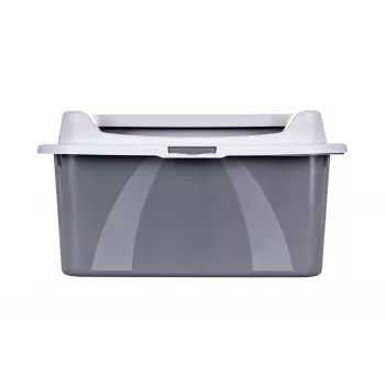 Arenero para gatos DIAMENTIQ Bonita gris plástico 571×392×209 mm, 1 kg
