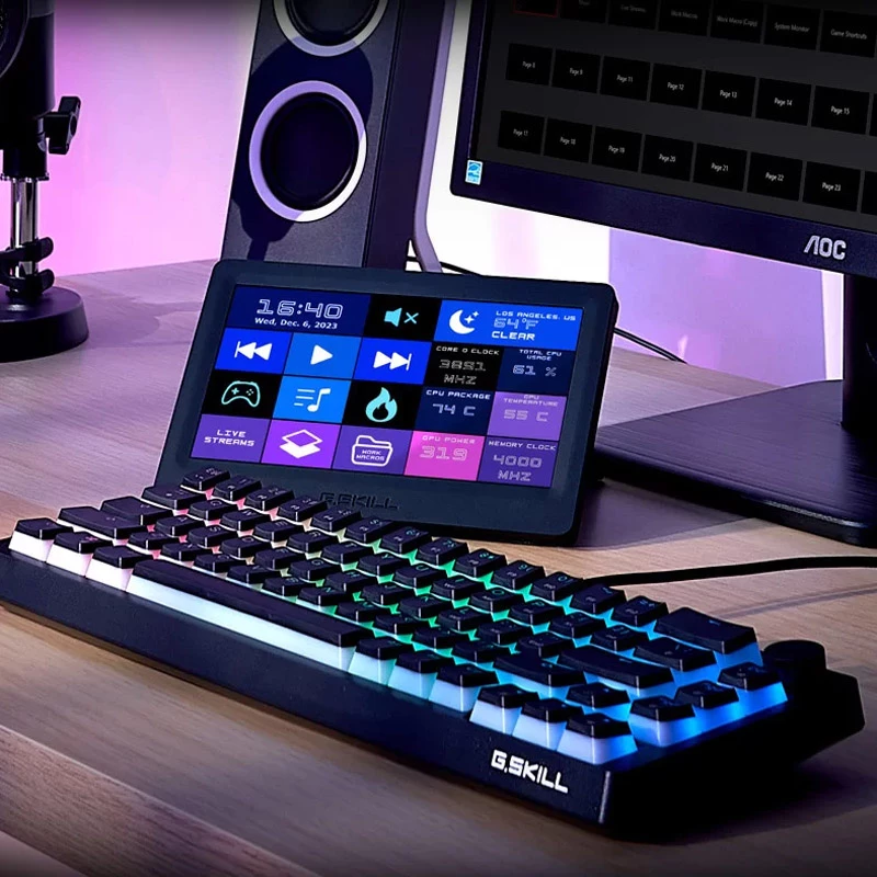 Pantalla táctil LED de 7