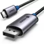 Cable USB-C a DisplayPort UGREEN 1 m — USB-C (conector macho) a DisplayPort (conector macho), conectores rectos, negro