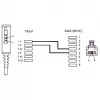 Wentronic Goobay - Cable de teléfono - TAE-F (M) - RJ-45 (M) - 10m - negro (51235)