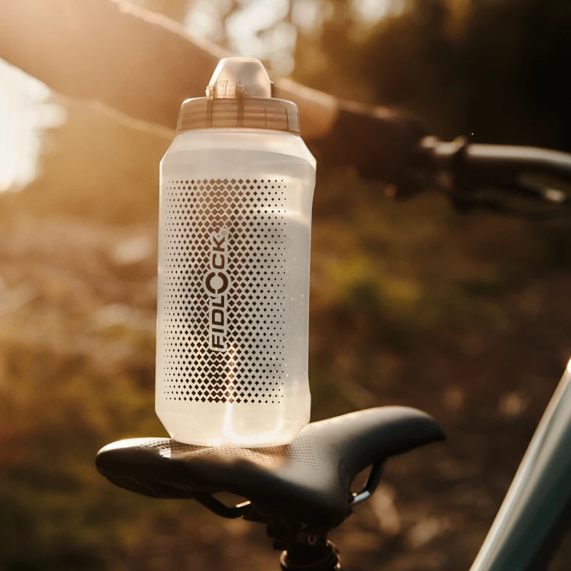 Fidlock Twist Bottle 750 Compact + Bike Base clear negro