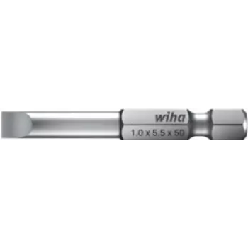 Punta de destornillador Wiha 01798 — punta plana 6,5 mm, longitud 50 mm, 1 ud.