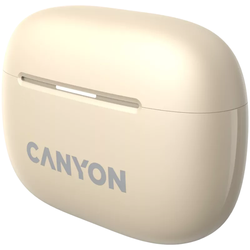 Auriculares con micrófono Canyon CNS-TWS10BG True Wireless Stereo (TWS) in-ear para llamadas/música/deporte/día a día USB Type-C Bluetooth beige (CNS-TWS10BG)