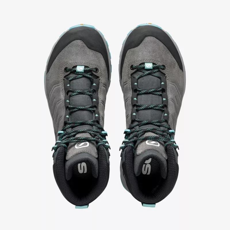 Scarpa Rush TRK GTX Woman zapatillas de senderismo para mujer, talla 38, Midgray/Aqua