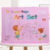 Set de arte Extralink 208 piezas — set de pintura con pinceles, colores, rotuladores