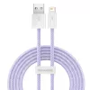 Cable Baseus Dynamic USB a Lightning, 2,4 A, 2 m (violeta)