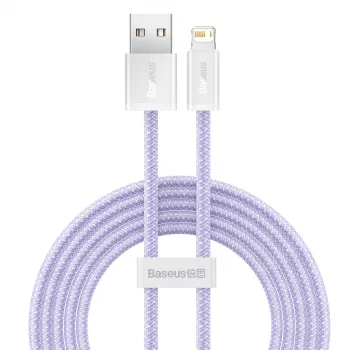 Cable Baseus Dynamic USB a Lightning, 2,4 A, 2 m (violeta)
