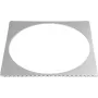 Marco de filtro EUROLITE 235 x 235 mm plata (41602587) para láminas de iluminación
