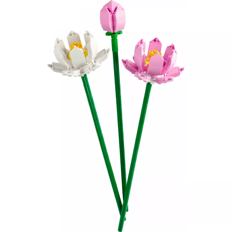 Set de construcción LEGO 40647 Lotus Flowers — Botanical Collection modelo modular, 220 piezas, altura 300 mm, edad 8+