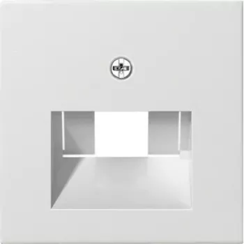 Placa de pared / tapa de interruptor de Gira modelo 027027, blanca, diseño convencional, 1 elemento