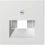 Placa de pared / tapa de interruptor de Gira modelo 027027, blanca, diseño convencional, 1 elemento