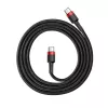 Cable USB-C a USB-C Baseus CATKLF-G91 1 m, conector macho USB-C, 0,48 Gbit/s, negro