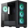 Caja PC Silentware Flow 110 A-RGB negra — caja mid-tower, panel lateral de cristal templado