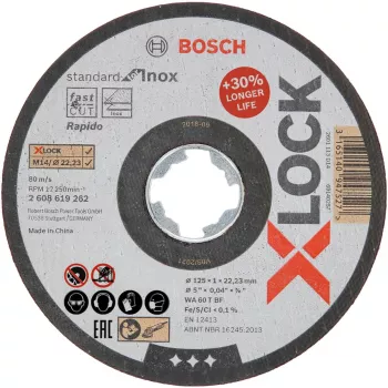 Disco de corte accesorio para amoladora angular Bosch 2 608 619 262