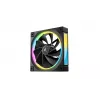 DeepCool FL12R 3-in-1 ventiladores de caja de 120 mm (3 uds.), Reverse, PWM de 4 pines, 500-2150 rpm, FDB, negros