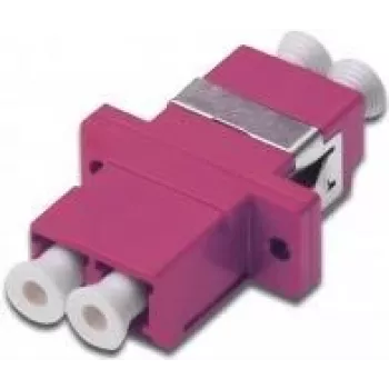 Acoplador de red Helos LC dúplex adaptador de fibra multimodo, multimodo, estilo W, 249988
