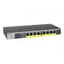 NETGEAR GS108PP Switch Gigabit Ethernet (10/100/1000) no gestionado Power over Ethernet (PoE) Negro