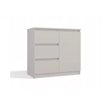 CÓMODA 1 PUERTA 3 CAJONES COLOR CACHEMIRA