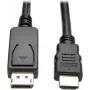 Tripp Lite P582-006-V2-ACT Cable adaptador DisplayPort 1.2 a HDMI activo - DP con bloqueos a HDMI (macho/macho) - UHD 4K - 1,83 m (P582-00