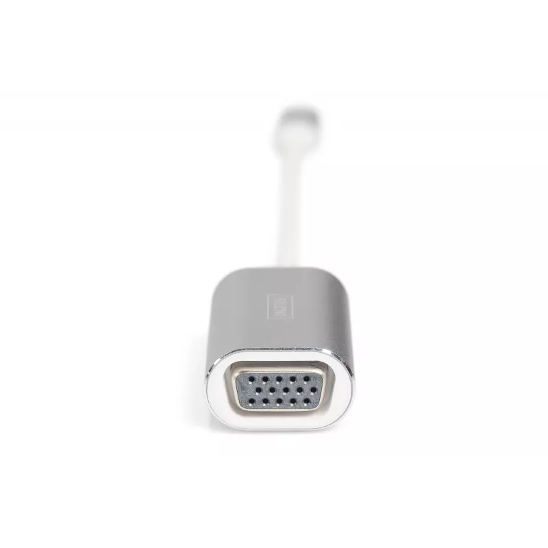 DIGITUS DA-70837 adaptador VGA 1080p FHD a USB 3.0 Type-C, aluminio