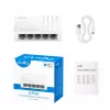 Switch de red Cudy GS105U – no gestionado 5 puertos Gigabit Ethernet (10/100/1000), blanco, 5 V