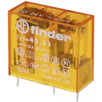 Relé de potencia para PCB Finder 24 VAC 1,2 VA (40.51.8.024.0000)
