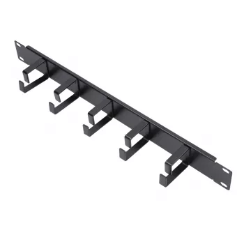 Panel de gestión de cables Extralink 6001 — Carcasa de acero, Negro