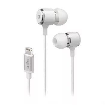 SBS TEINEARLIGHTW - Auriculares - In-Ear - Llamadas y música - Blancos - Botón - Botones