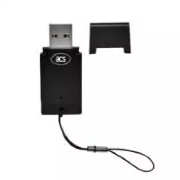ACS ACR39T-A1 Lector de tarjetas inteligentes USB, negro