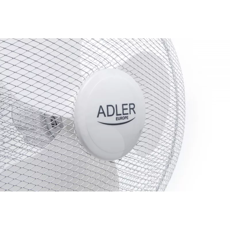 Adler | AD 7305 | Ventilador de pie | Blanco | Diámetro 40 cm | Número de velocidades 3 | Oscilación | 45 W