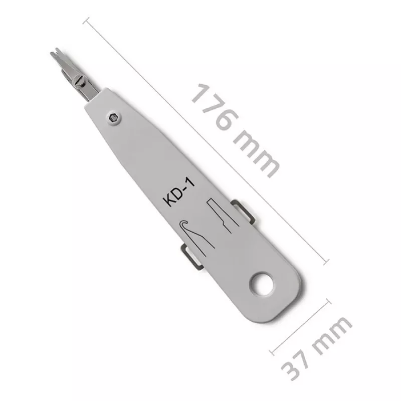 Herramienta de inserción QOLTEC 54492 para terminación de cables (compatible KRONE/LSA)