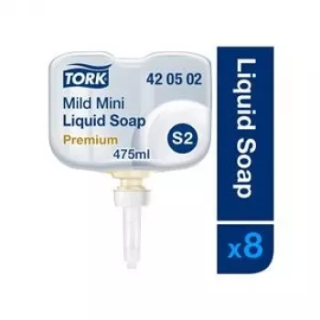 Jabón líquido no especificado Tork Premium Mild S2 475 ml, recambio para dispensador, fórmula suave