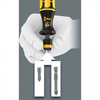 Wera Kraftform Kompakt 60 ESD - Mango con juego de puntas - 17 piezas (05051043001)
