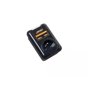 Protección contra sobretensiones Infosec S1 USB NEO, 1 toma, con USB (61297)