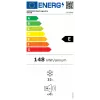 Congelador vertical SEVERIN GB 8886, 32 L de capacidad útil, clase E, 500×480×445 mm, blanco