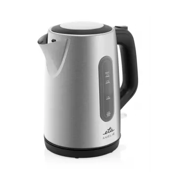 Hervidor eléctrico ETA Amelie 1,7 L 2200 W — Acero inoxidable, negro