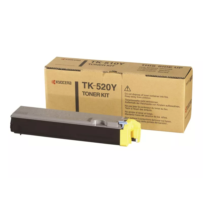 KYOCERA TK-520Y cartucho de tóner 1 ud. original amarillo